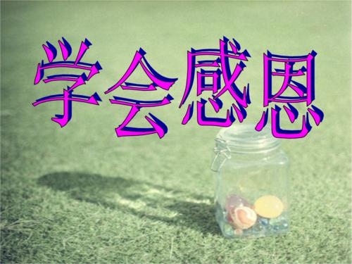 高中生作文《学会感恩》