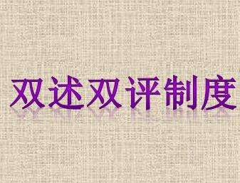 “双述双评”整改报告