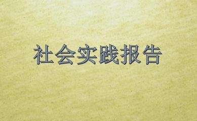 大学实践假期实习报告