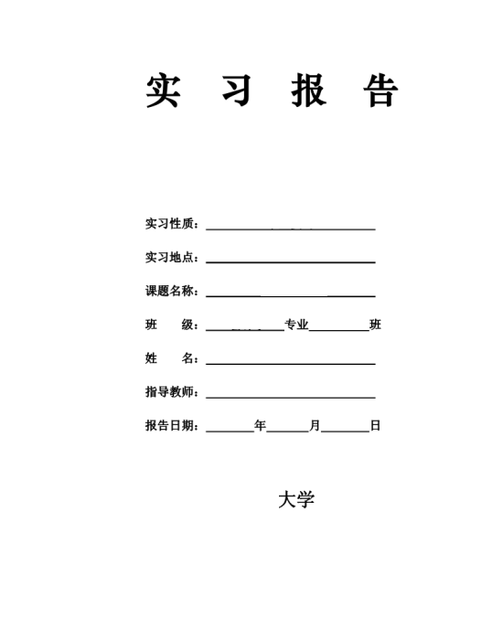 大学生毕业见习总结报告