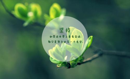 关于坚持的五分钟学生优秀演讲稿