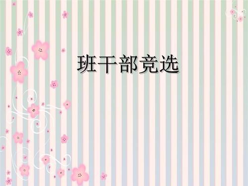 小学班干部体育委员竞选演讲稿