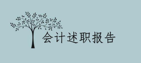 会计职员述职报告