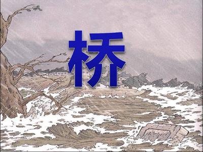 小学教师教学反思《桥》