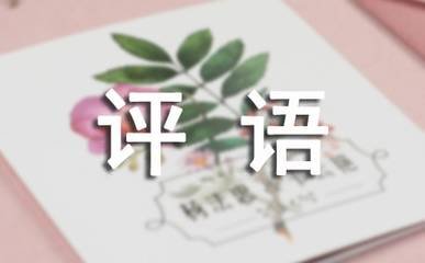 教师给学生学籍表评语