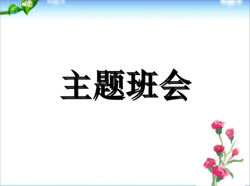高三主题班会教案：理想