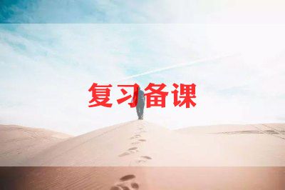 小学期中考试复习计划5篇