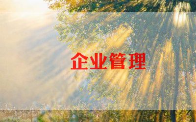2023年企业工作总结范文最新6篇