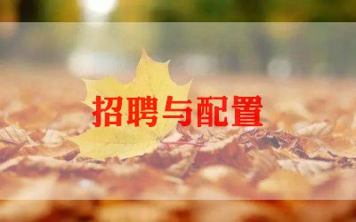 年度招聘计划模板6篇